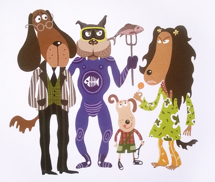 Собачья семья