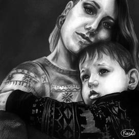 Лусинэ Геворкян с сыном