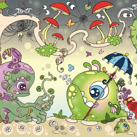 "Мили Ванили и чудище лесное" (silent book)