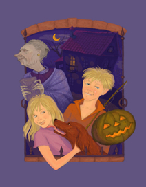 для обложки детского детектива