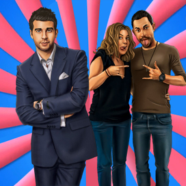 Персонажи для телеканала "Пятница"