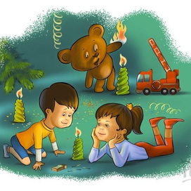 Дети и спички