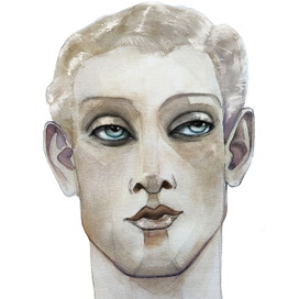 Мужской ретро портрет