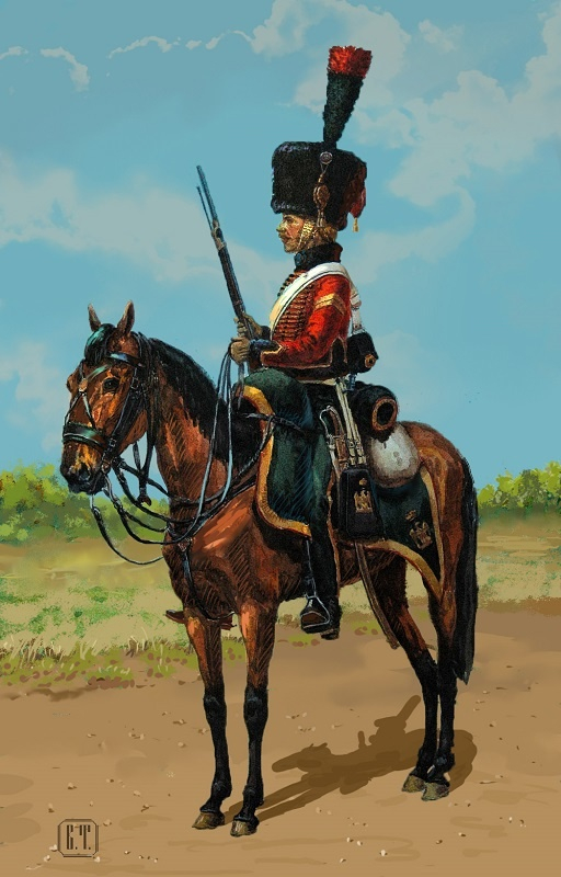 Конный егерь гвардии.