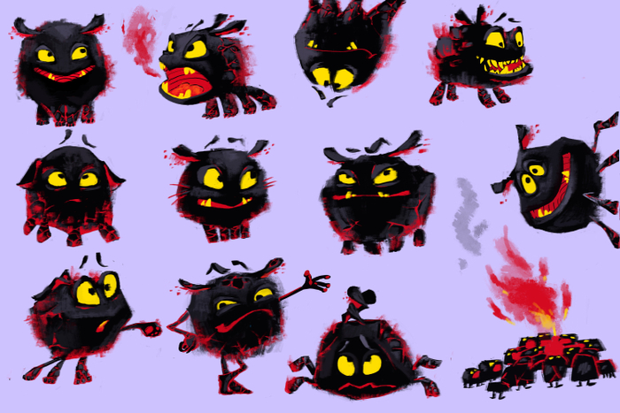 Угольки. поиск персонажей для м\ф "Снежная королева-3"