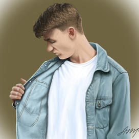 Парень в джинсовке