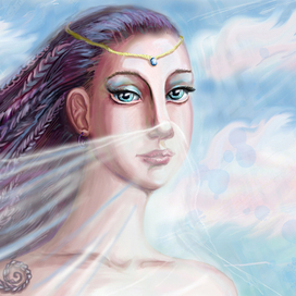 мечтательная девушка