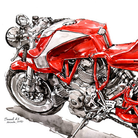 мотоцикл Ducati MH900e