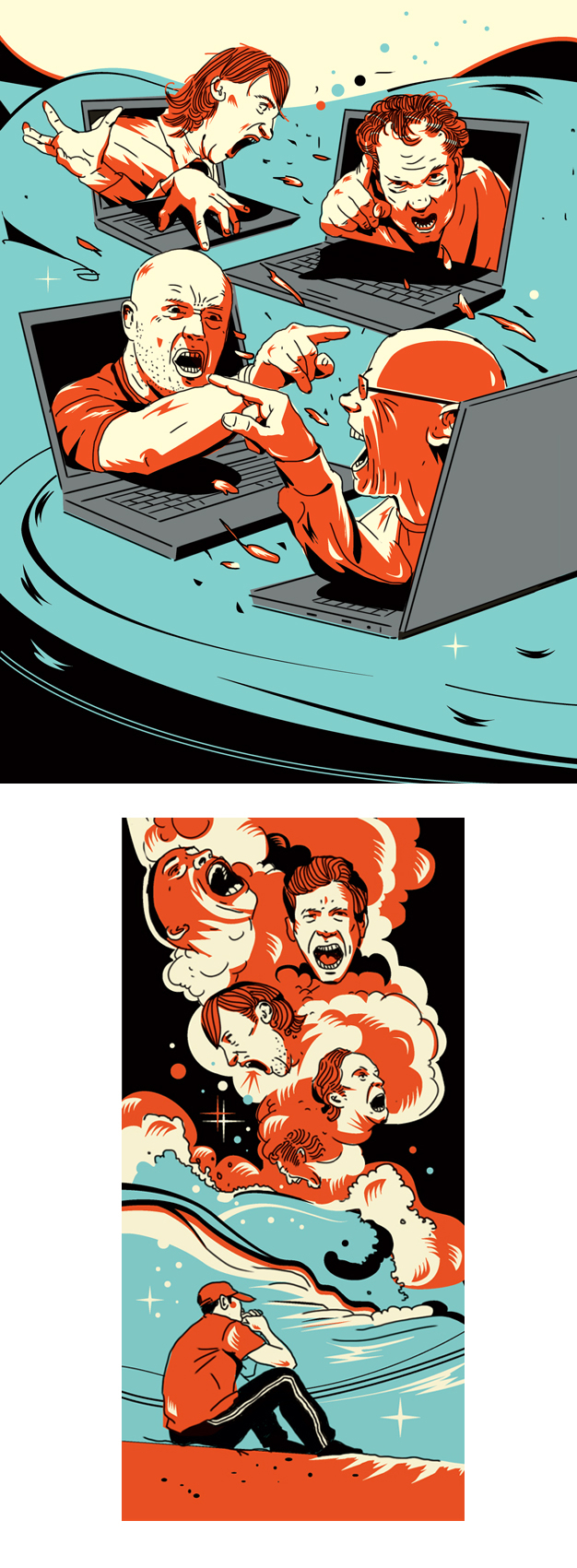 Скандалы в соцсетях | для журнала «GQ»