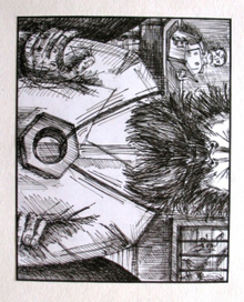 Иллюстрация к рассказу А.П. Чехова "Злоумышленник"