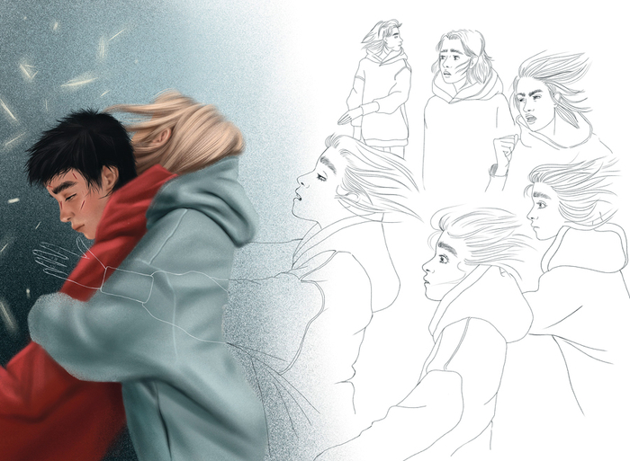 Иллюстрация к книге Юлии Мазуровой "Особый случай" Издательство Пять четвертей" 