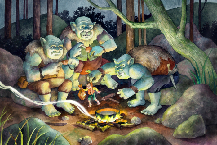  Хоббит. Поймали воришку.