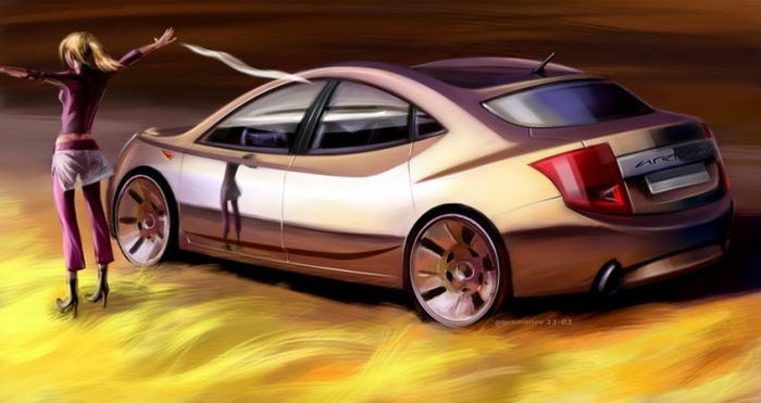 вышла продышаться