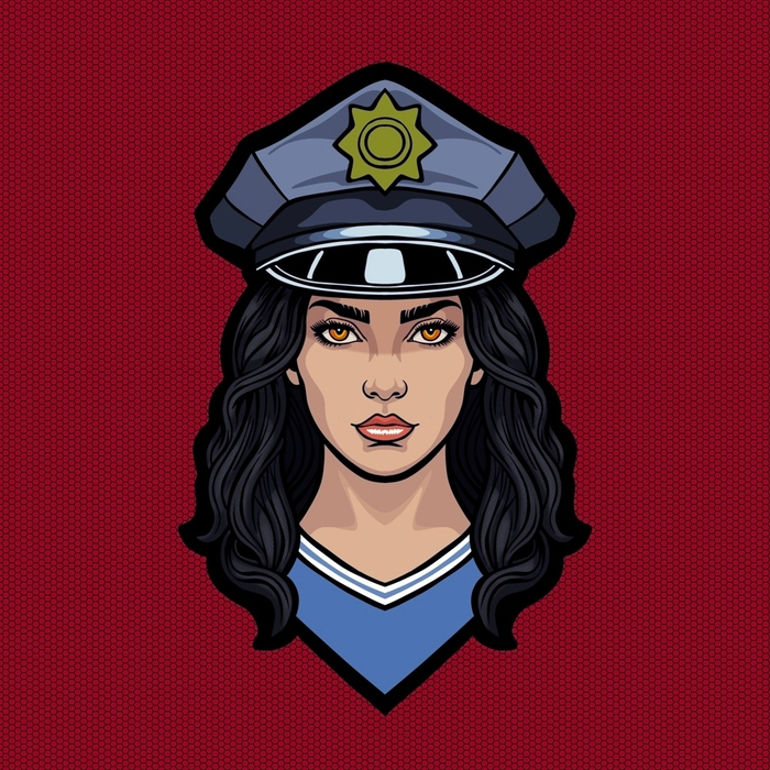 Девушка в фуражке