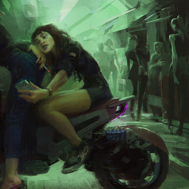 А потом я смотрю, один из манекенов встал и куда-то ушел...