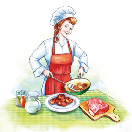 повар за работой