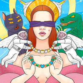 Иллюстрация к роману В. Пелевина Transhumanism. Inc. 