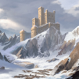 Замок на скале