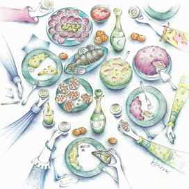 Новогодний стол