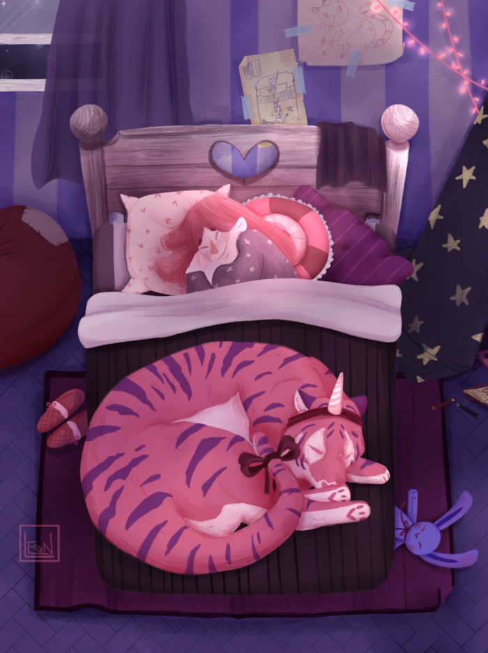 Спящая девочка