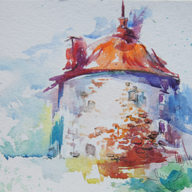 Акварельные и гуашевые зарисовки