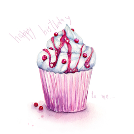 Иллюстрация для поздравительной открытки