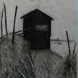 сено. в деревне