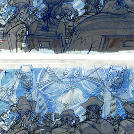 Разработка локации для мультфильма.