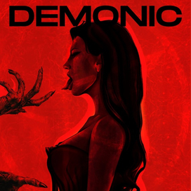 Плакат с демоном