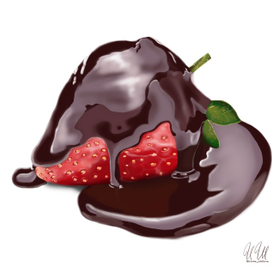 Клубничка в шоколаде