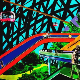 Сказочный город будущего.