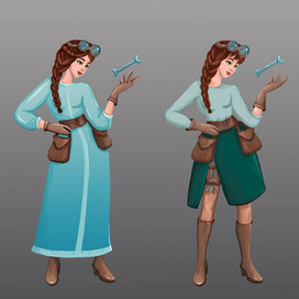 Разработка персонажа Василиса