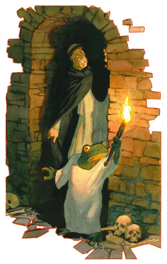 Иллюстрации к сказке Г. Х. Андерсена «Дочь болотного царя».