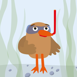 Алфавит. В - воробей