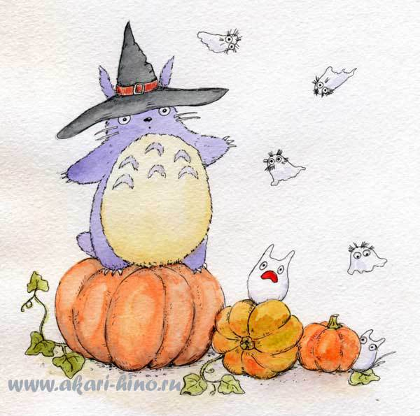 тоторо боятся приведений