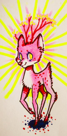 Весенний олень