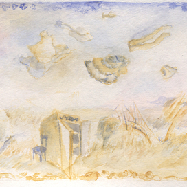 "Platiya" Iz serii Otkrytok k teme Leto