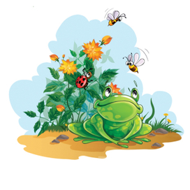 Лягуха. Буква Ж для азбуки;)