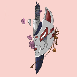 Маска Кицунэ 