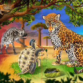 The African Tale of the Hyena and the Turtle