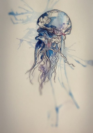 Watercolor Jellyfish