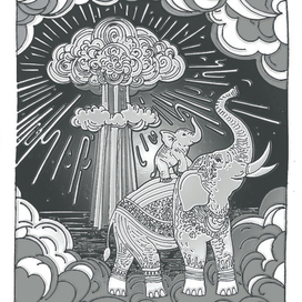 Шкатулка со слонами