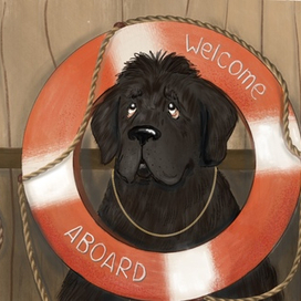 Ньюфаундленд-водолаз