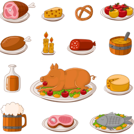 Сет еды для таверны