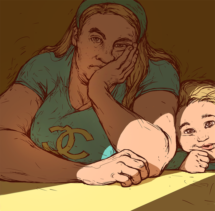 мать и доча