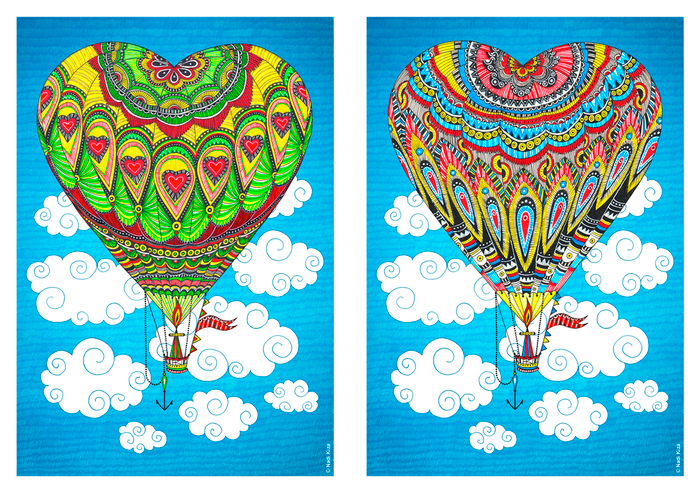 Две валентинки в псевдомексиканском стиле