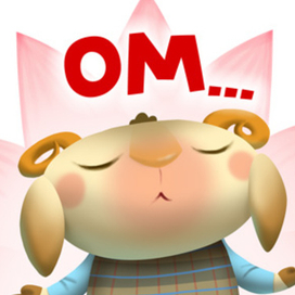 Стикер с овечкой, №1