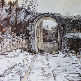 Арка на горе