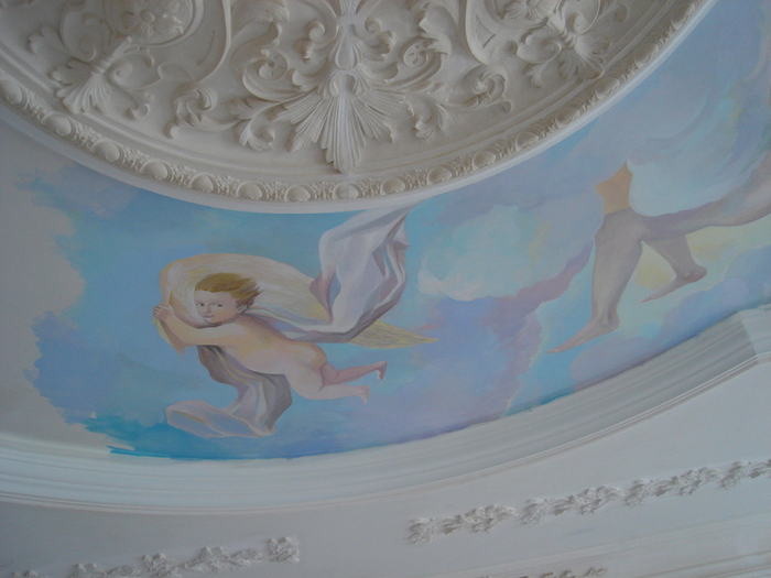 Потолок 2007 год (этап работы)