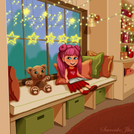 Девочка у окна